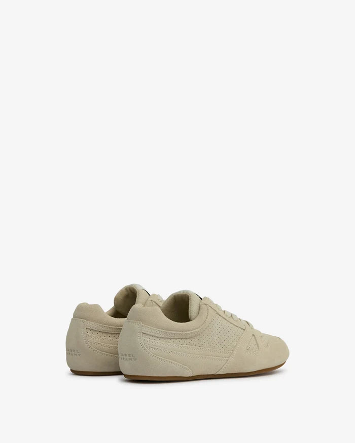 Isabel Marant Sneakers Senny Low Suede Leather Chalk