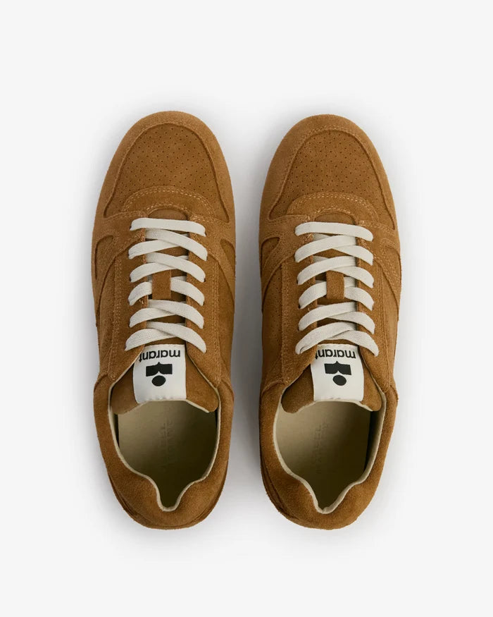 Isabel Marant Senny Low Sneakers Suede Leather Cognac