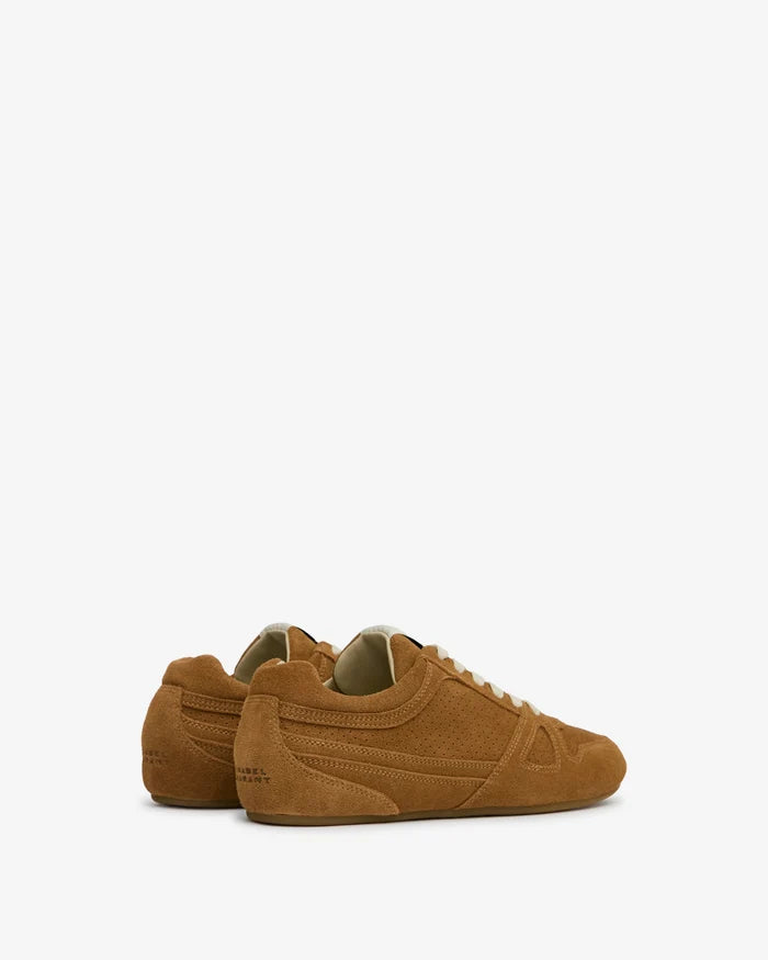 Isabel Marant Senny Low Sneakers Suede Leather Cognac