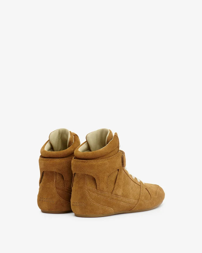 Isabel Marant Sneakers Senny High Suede Leather Cognac