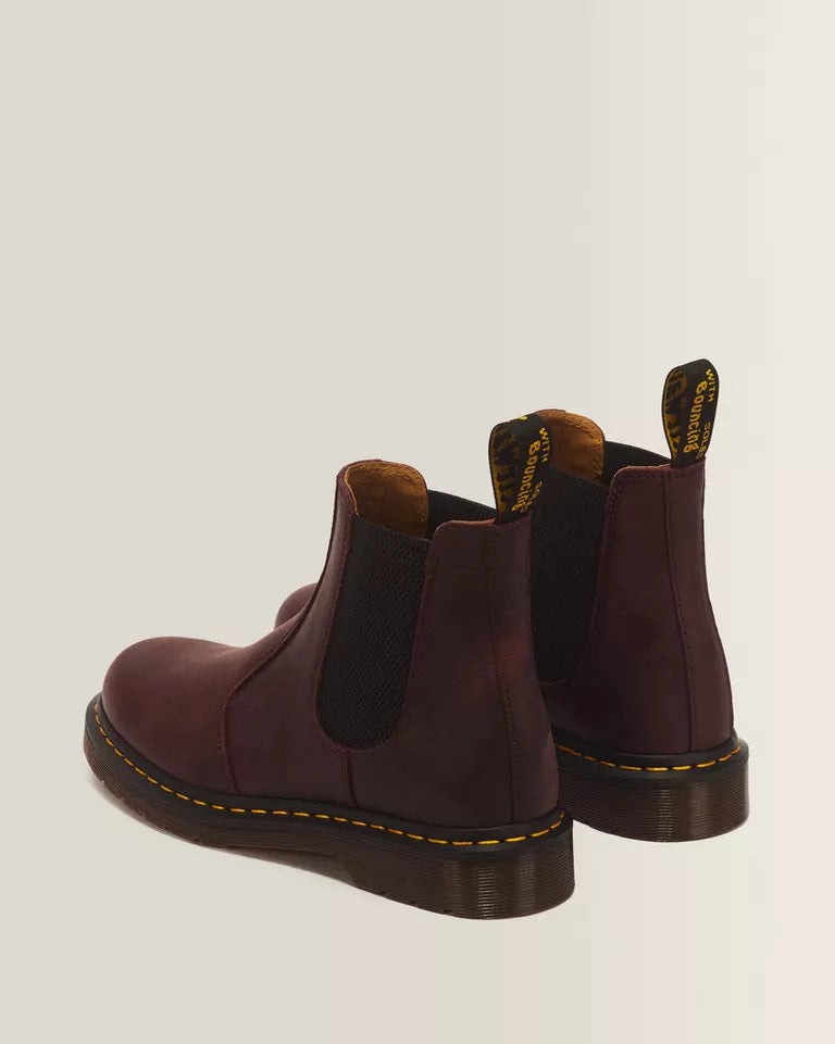 DR.MARTENS 2976 Ys Crazy Horse Leather Chelsea Boots