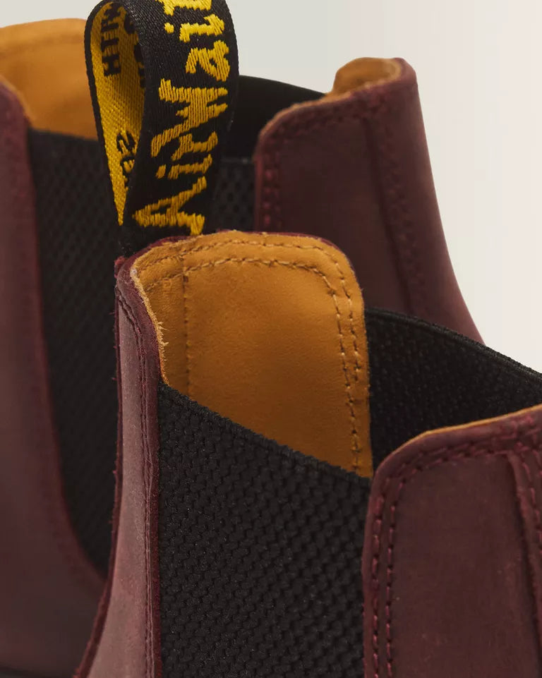DR.MARTENS 2976 Ys Crazy Horse Leather Chelsea Boots