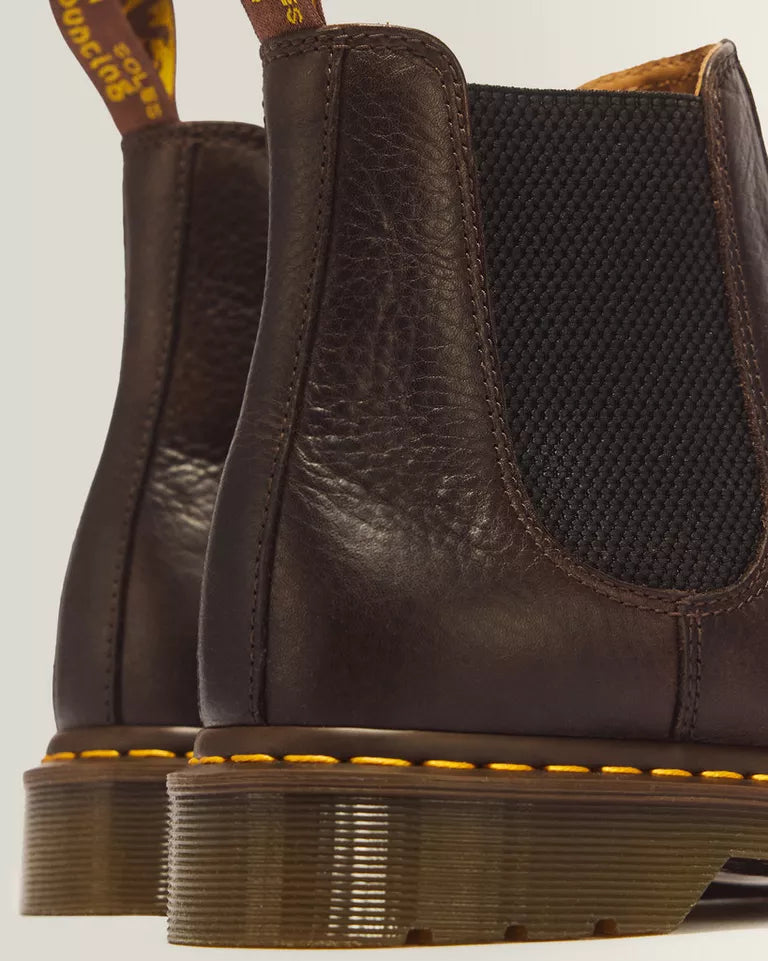 DR.MARTENS 2976 Ambassador Leather Chelsea Boots Dark Brown