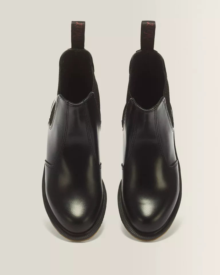 DR. MARTENS FLORA Smooth Leather Chelsea Boots