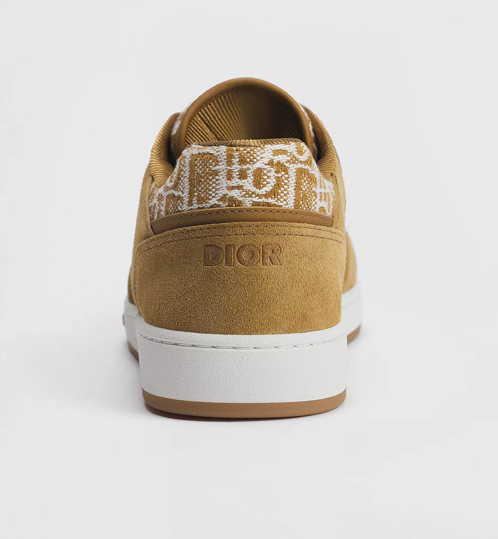 B27 Uptown Low-Top Sneaker Cognac Brown Suede Calfskin