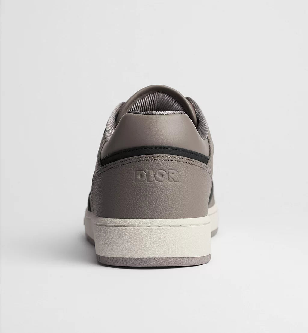 B27 Uptown Low Top Sneaker Gray Grained Calfskin Gray