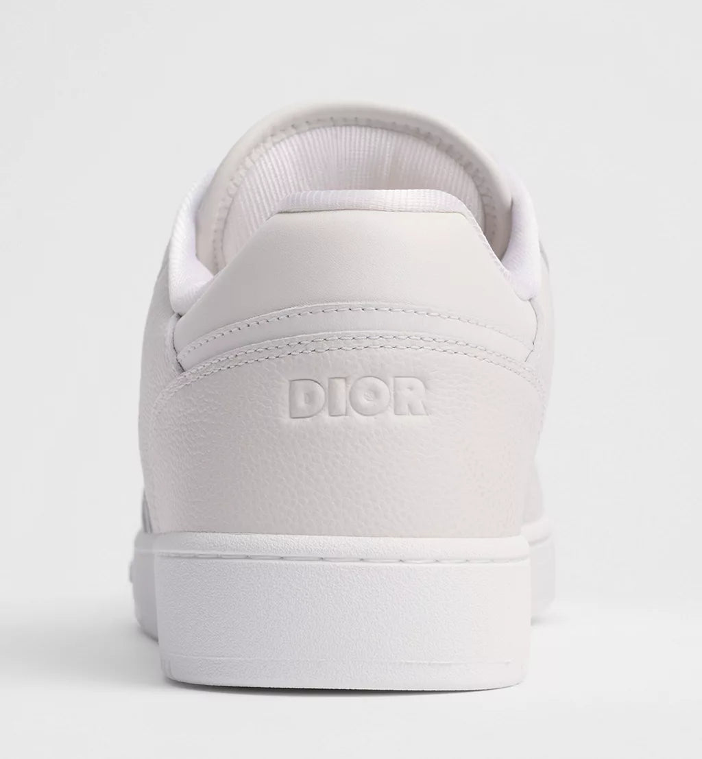 B27 Uptown Low-Top Sneaker White Grained Calfskin