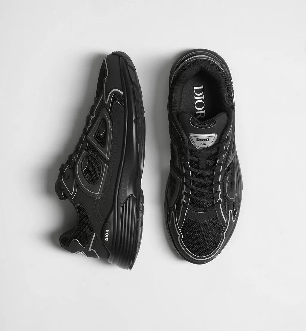 B30 Countdown Sneaker Black Technical Mesh Black Technical Fabric