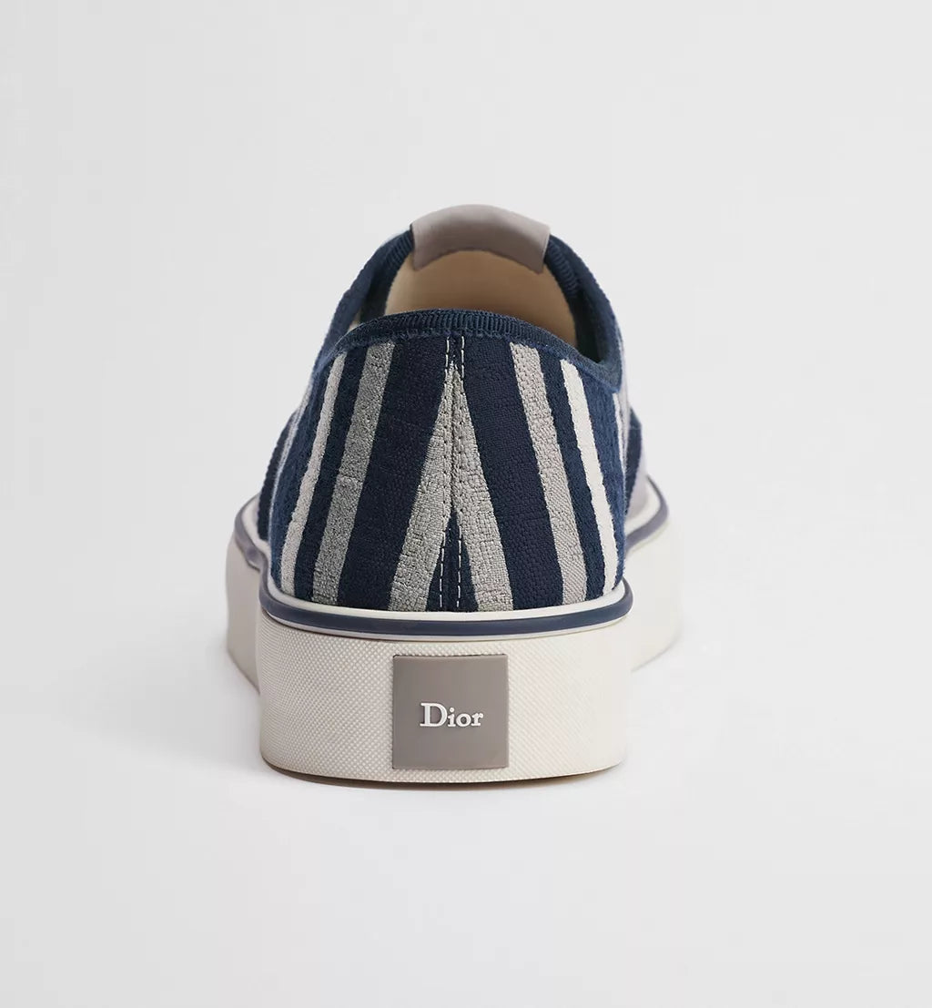 Saltwind Sneaker Gray Blue Oblique Sun Stripes Jacquard