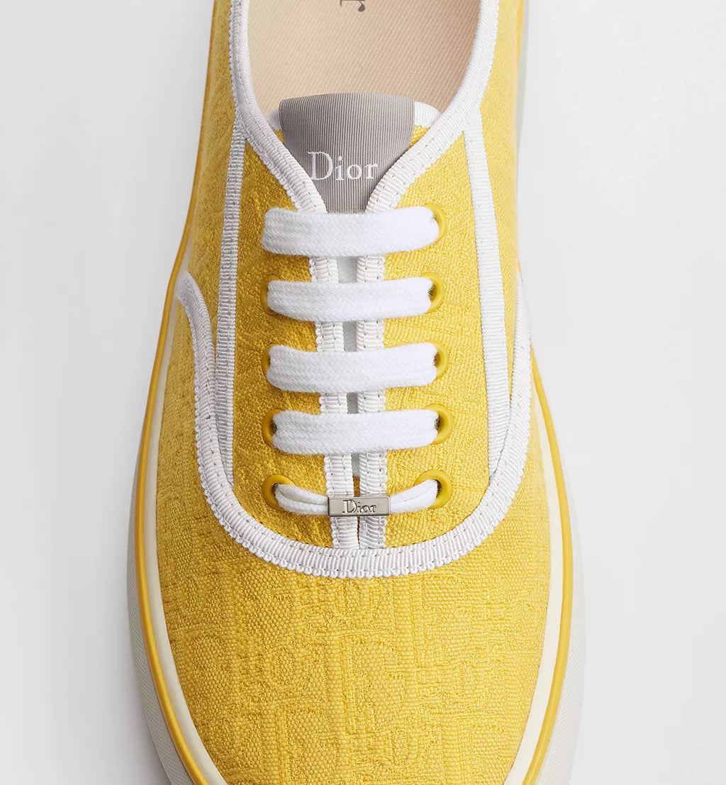 Saltwind Sneaker Yellow Oblique Jacquard