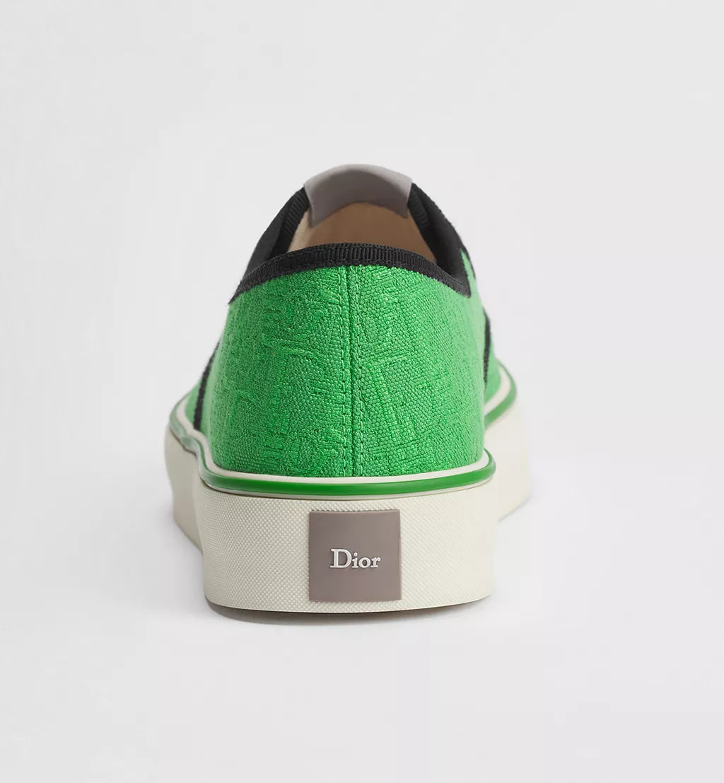 Saltwind Sneaker Green Oblique Jacquard