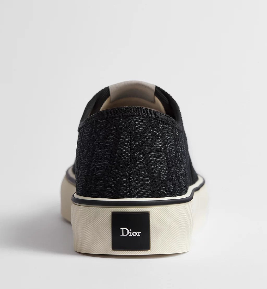 Saltwind Sneaker Black Oblique Jacquard