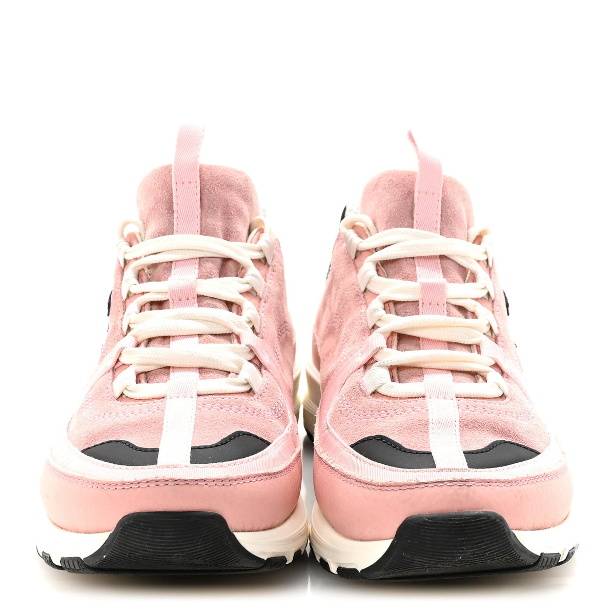 Suede Calfskin Grosgrain Sneakers