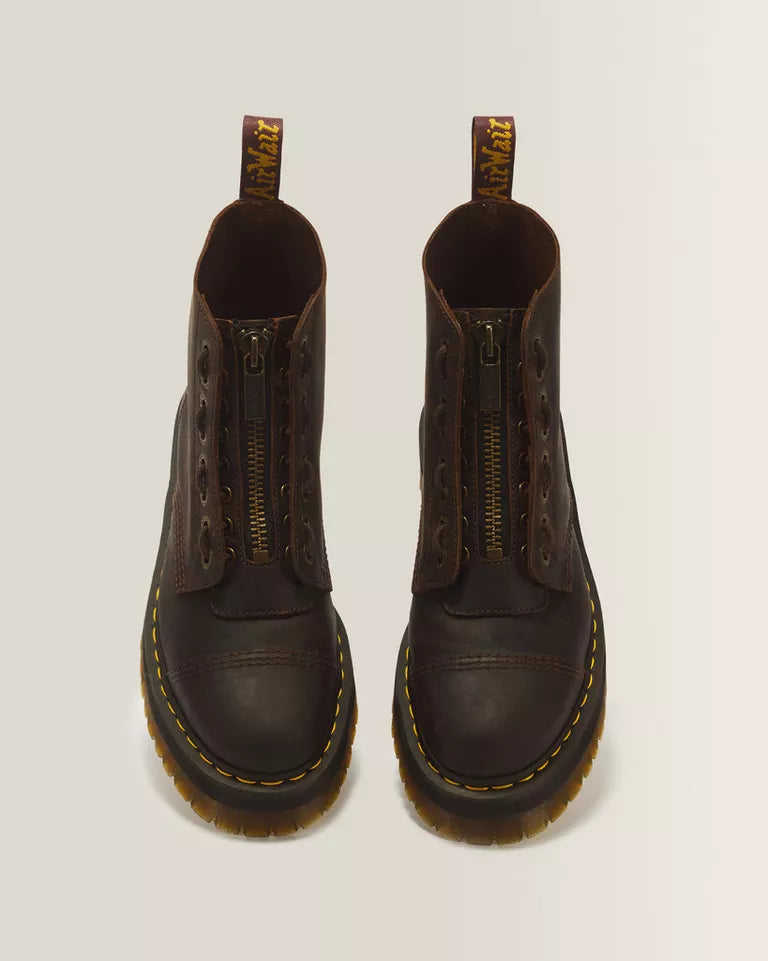 DR. MARTENS Sinclair Crazy Horse Leather Platform Boots