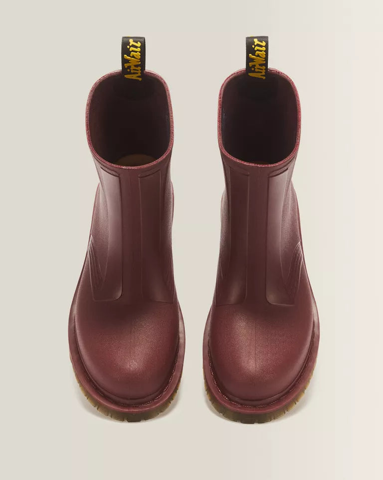 DR. MARTENS 1460 Rain Boots Waterproof Boots Cherry Red
