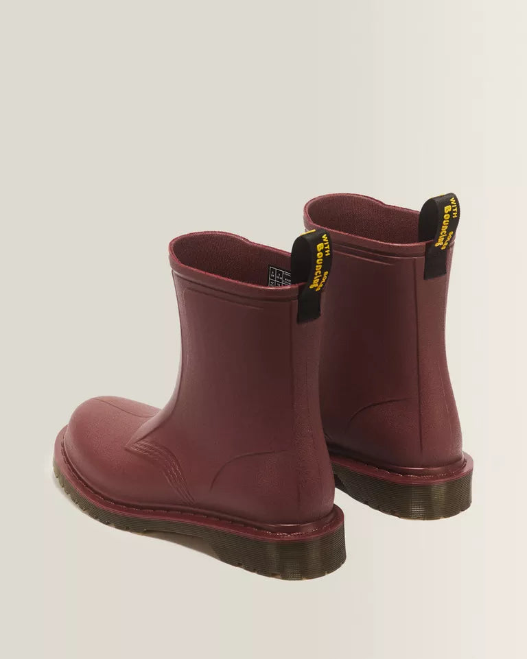 DR. MARTENS 1460 Rain Boots Waterproof Boots Cherry Red
