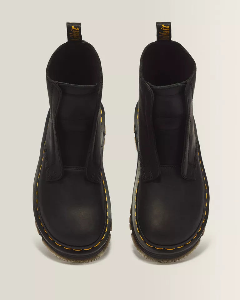 DR. MARTENS Zebzag Laceless Slip Leather Boots