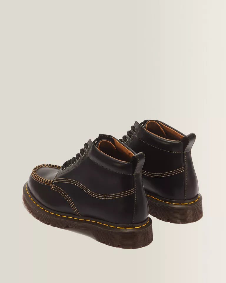 DR. MARTENS Lowell Chukka Moc Toe Leather Ankle Boots Black