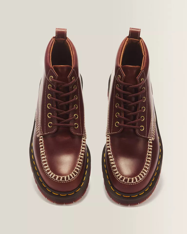 DR. MARTENS Lowell Chukka Moc Toe Leather Ankle Boots