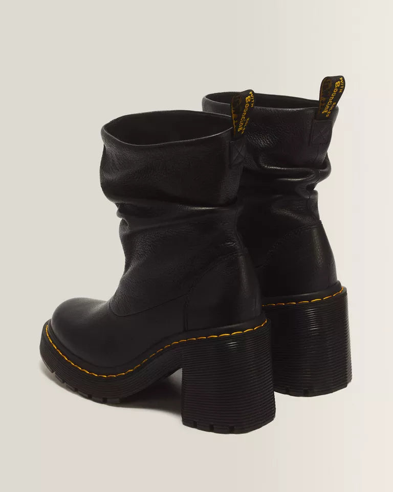 DR. MARTENS Kasey Lo Virginia Leather Heeled Boots