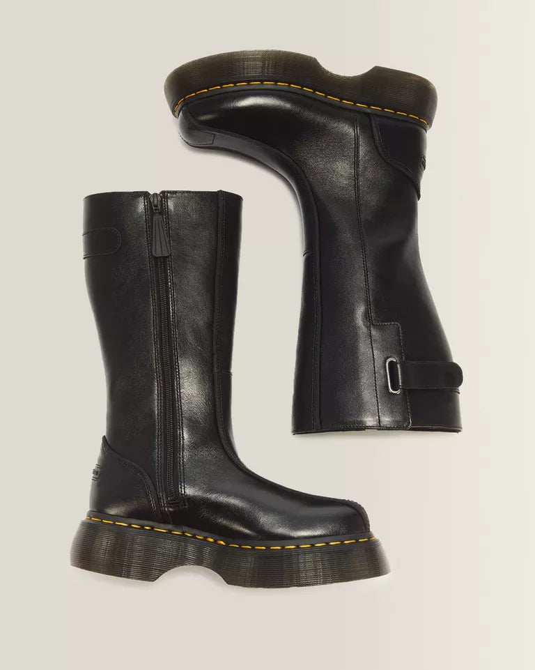 DR. MARTENS Buzz Hi Tall Gloss Leather Boots