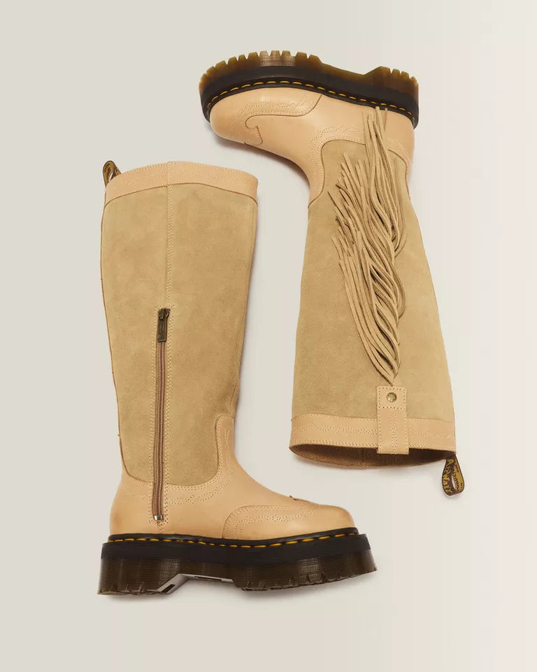 DR. MARTENS Desert Rodeo Quad Hi Boot Savannah Tan