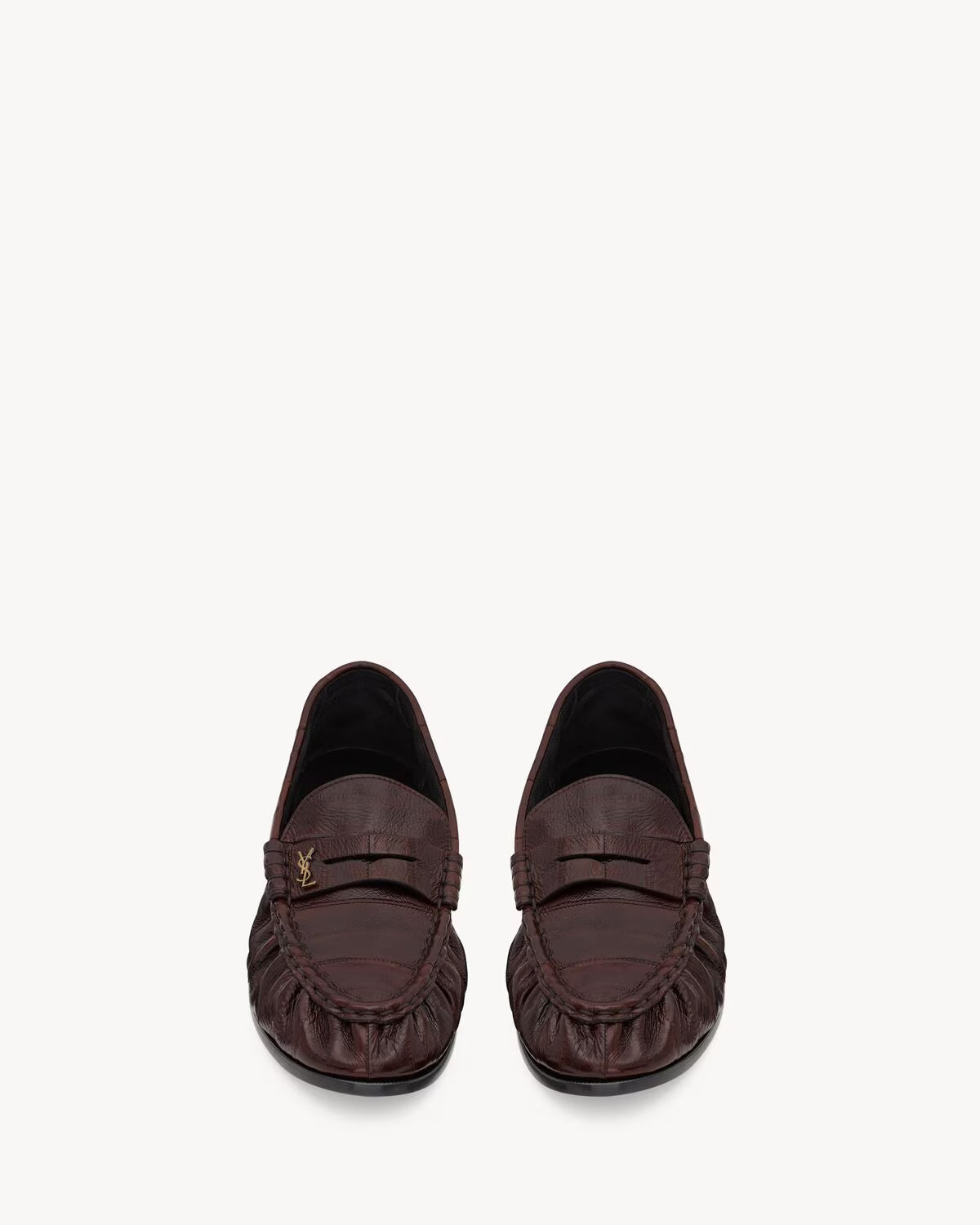 YSL Le Loafer Supple Hagfish Scotch Brown