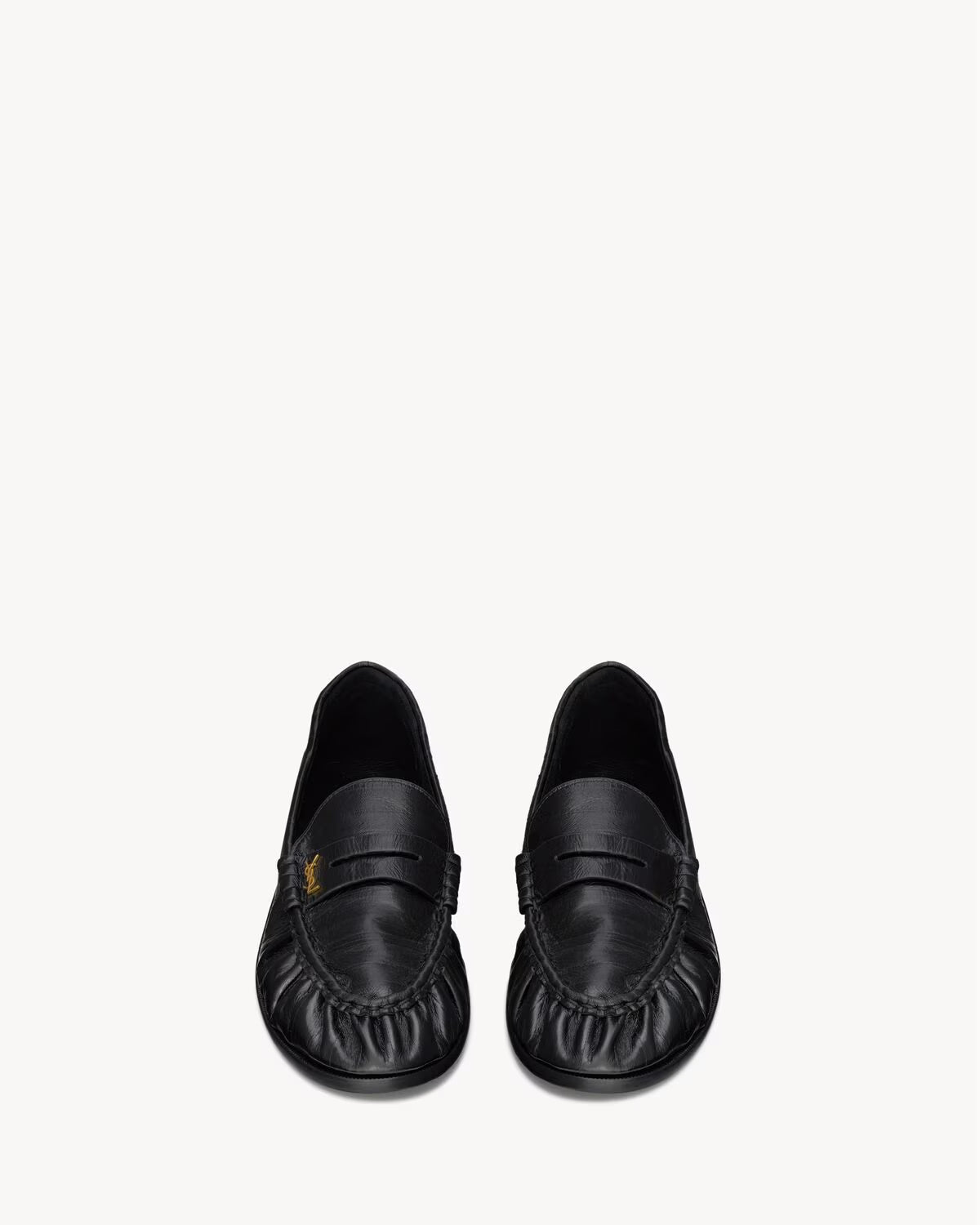 YSL Le Loafer Supple Hagfish Black