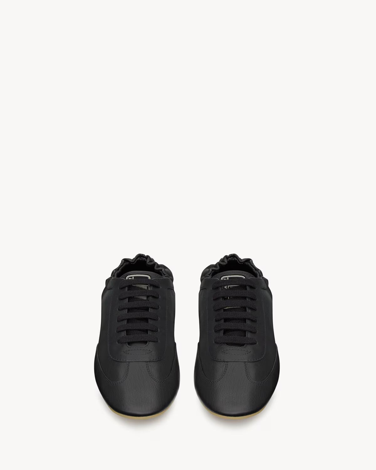 Ysl Lewis Sneakers Grained Leather Black