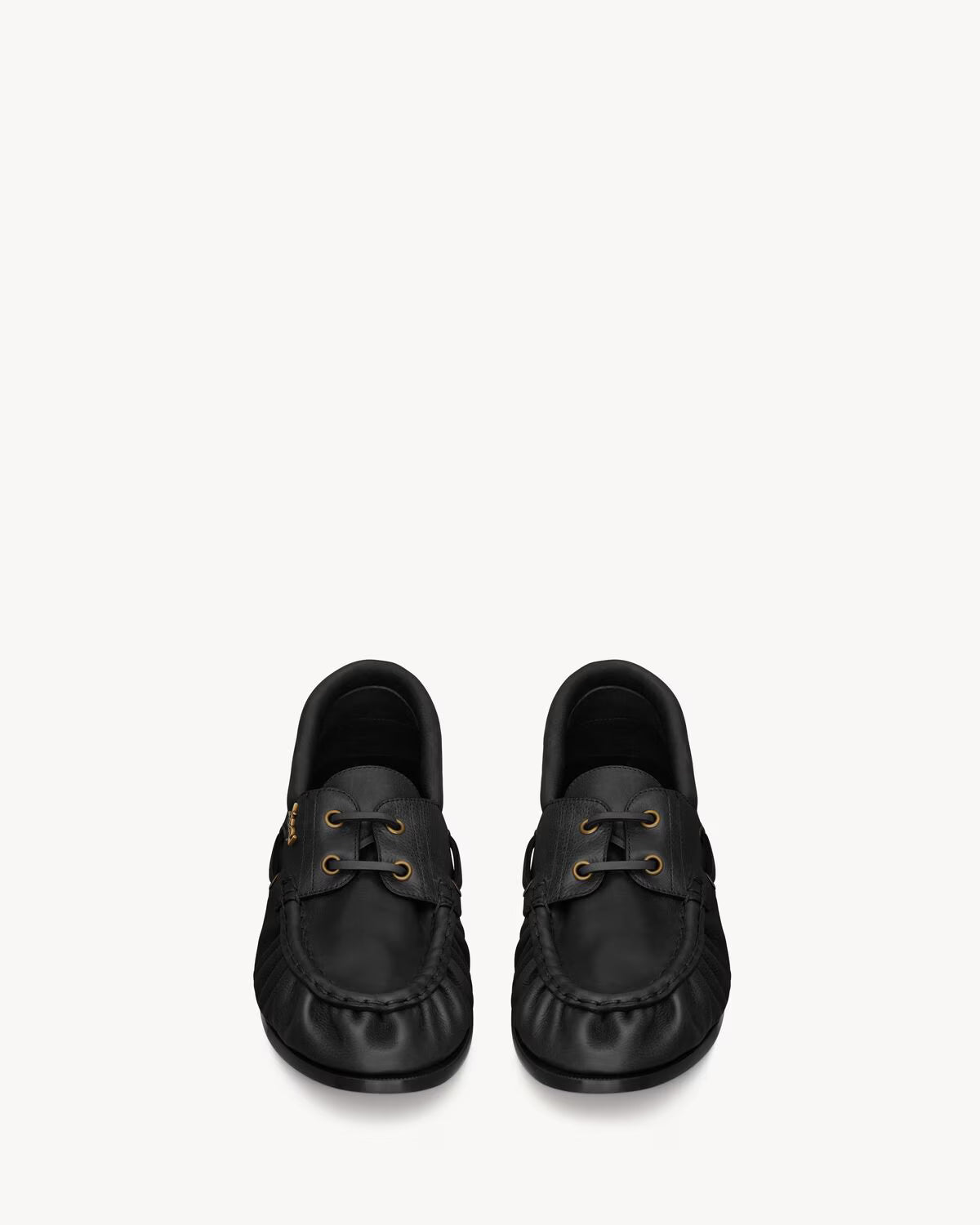 YSL Le Loafer Bateau Smooth Leather Black