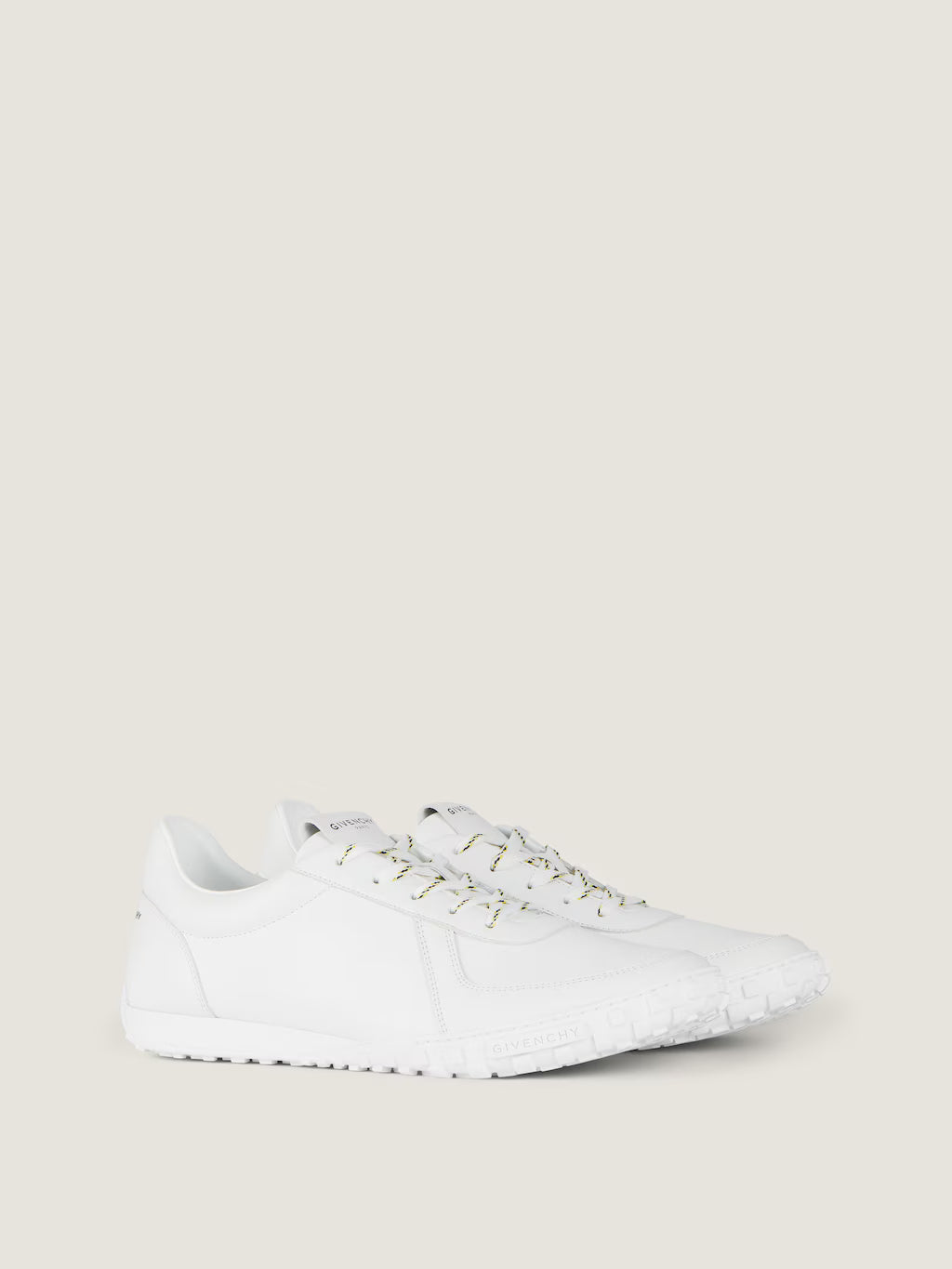 Givenchy Glide Sneakers In Leather White