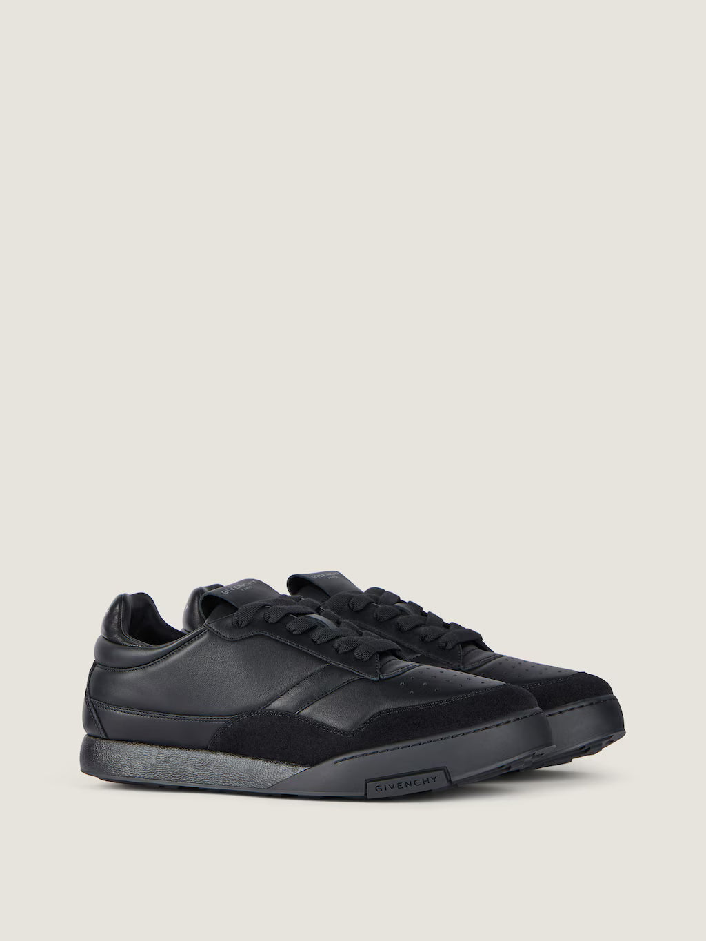 Givenchy Yard Sneakers In Leather And Suede Black