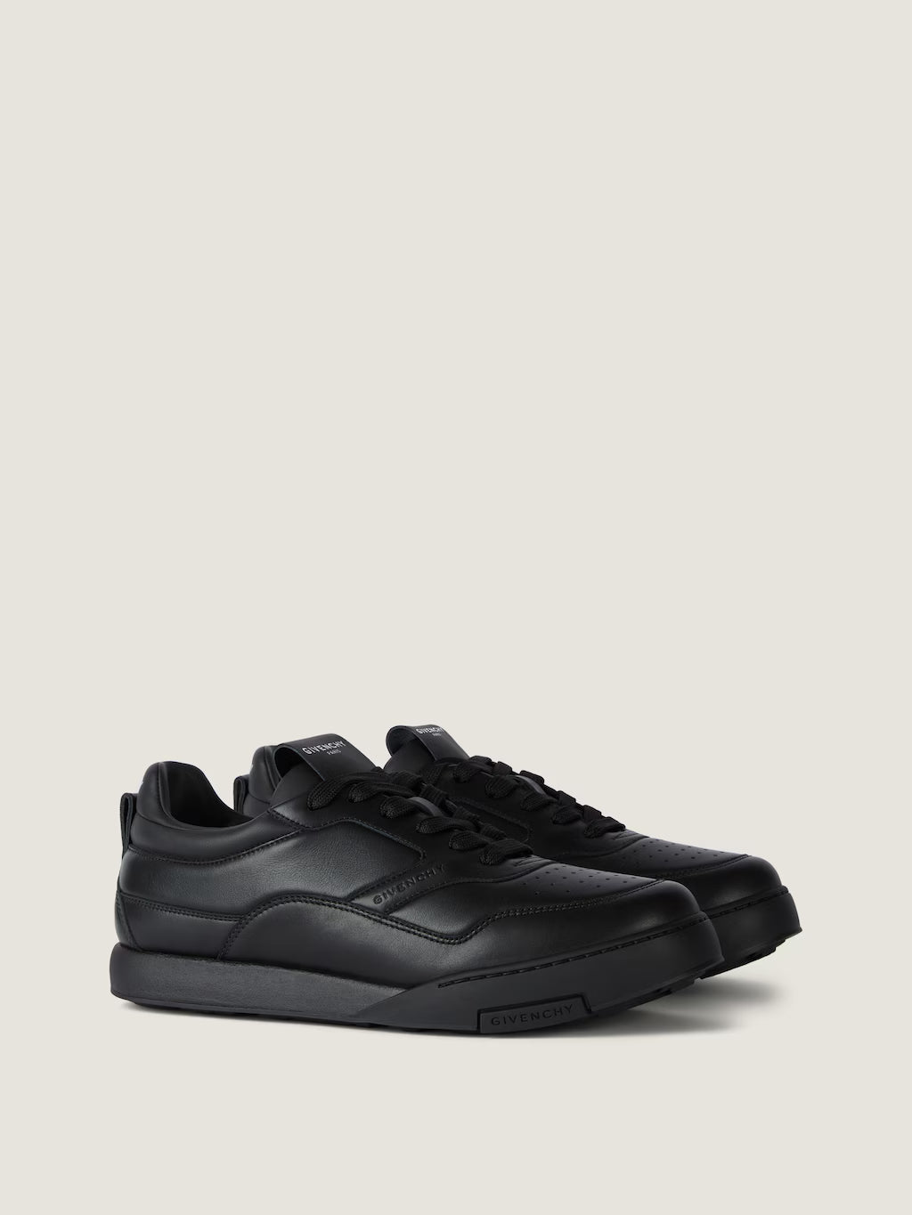 Givenchy Yard Sneakers In Leather Black