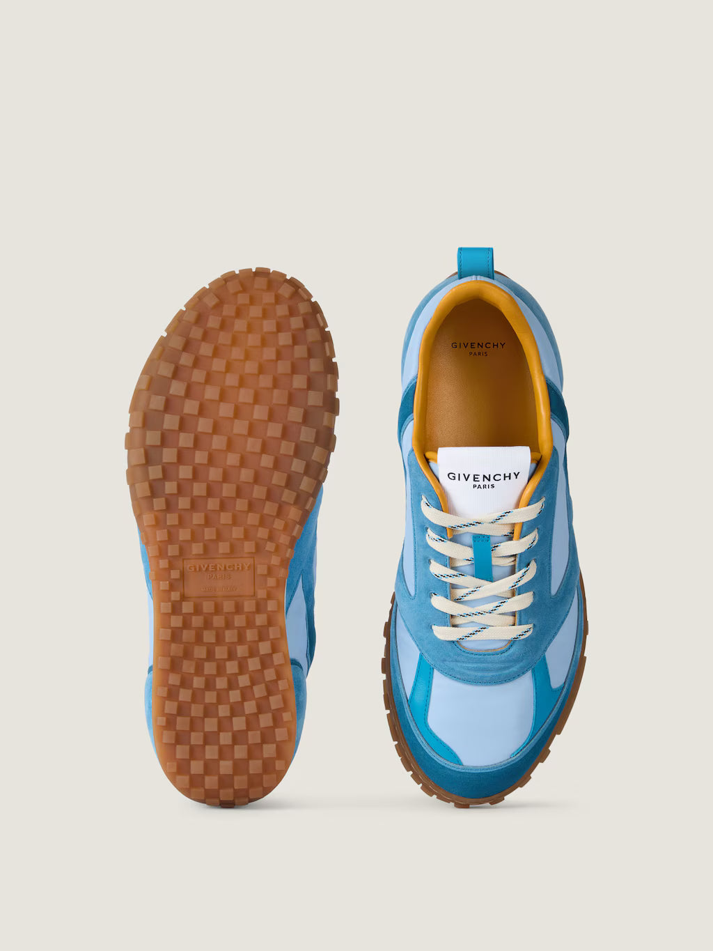 Givenchy Glide Sneakers In Nylon Blue