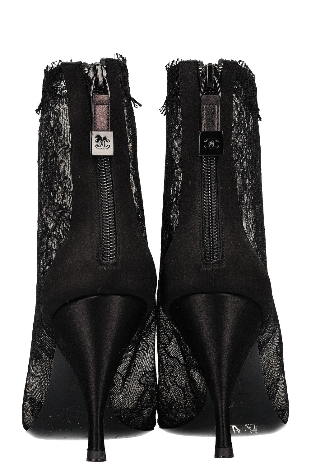 Lace Ankle Boots Black