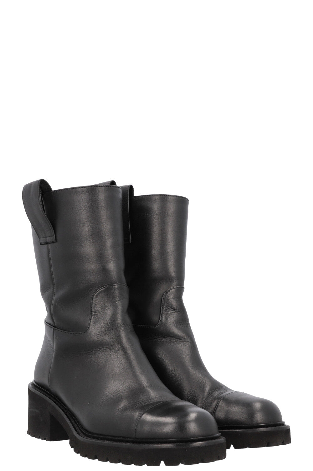 Black Boots Leather