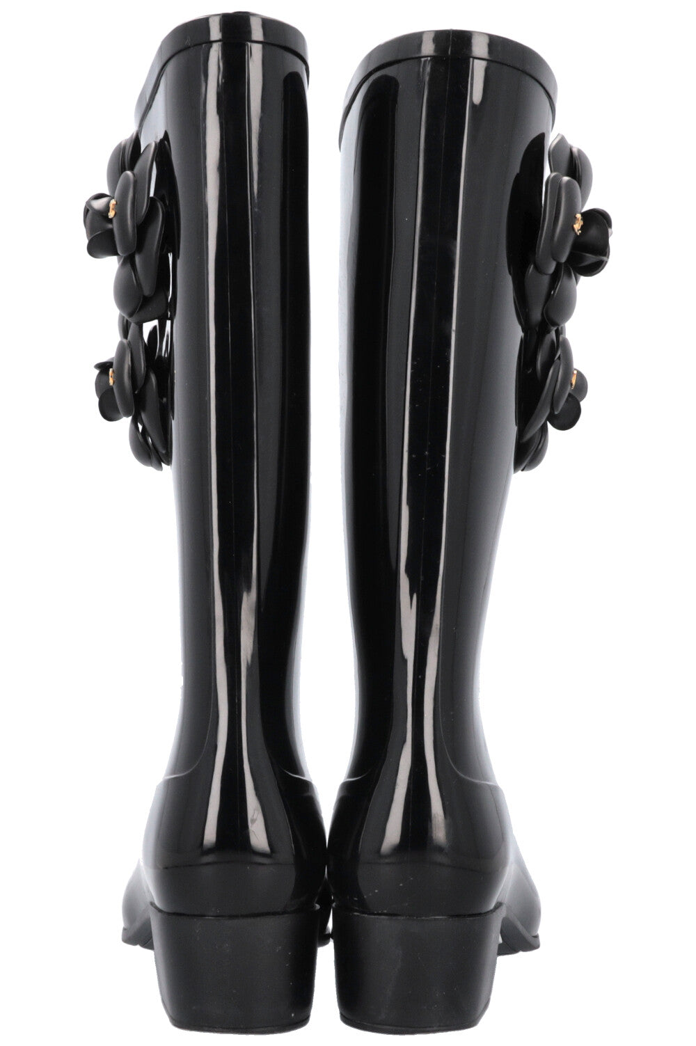 Camellia Rain Boots Black
