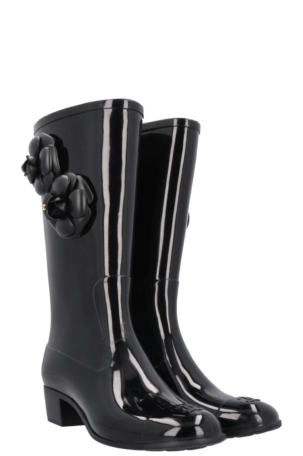 Camellia Rain Boots Black