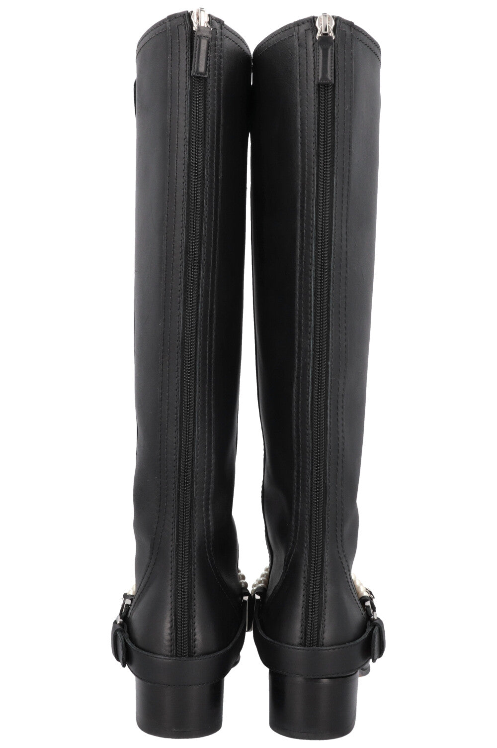 2018 Pearl Knee High Riding Boots Black