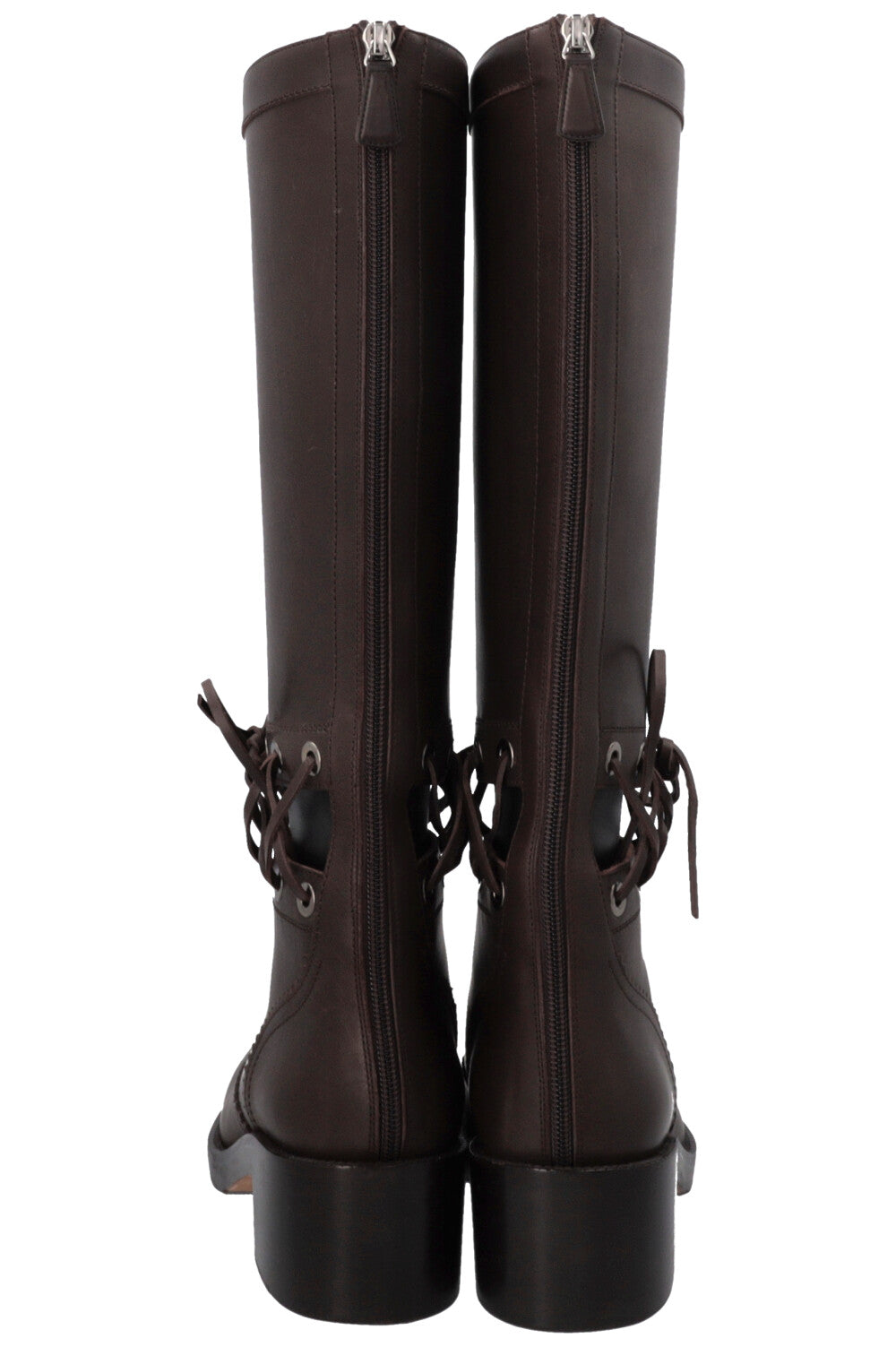 Cut Out Riding Boots Brown