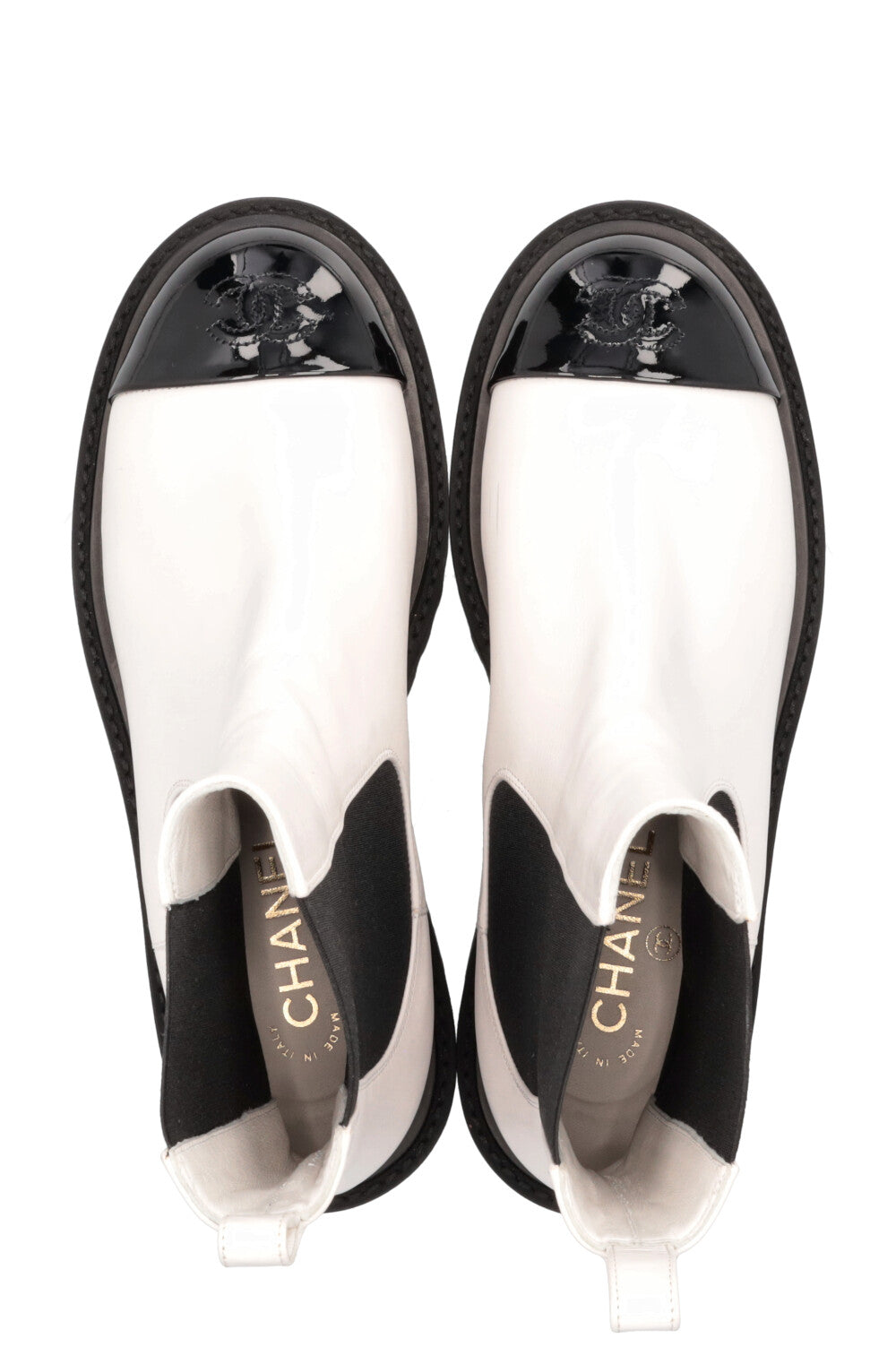 Cap Toe Ankle Boots White