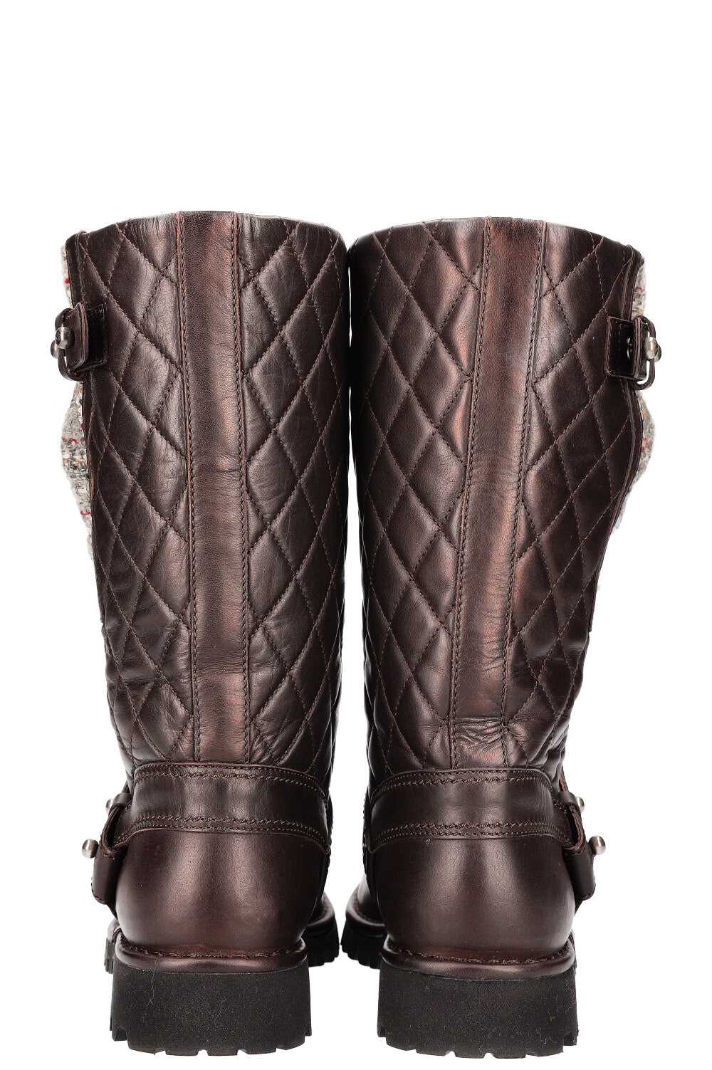Boots Matelasse Brown