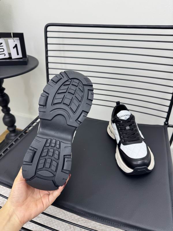 Black White Chunky Designer Sneakers
