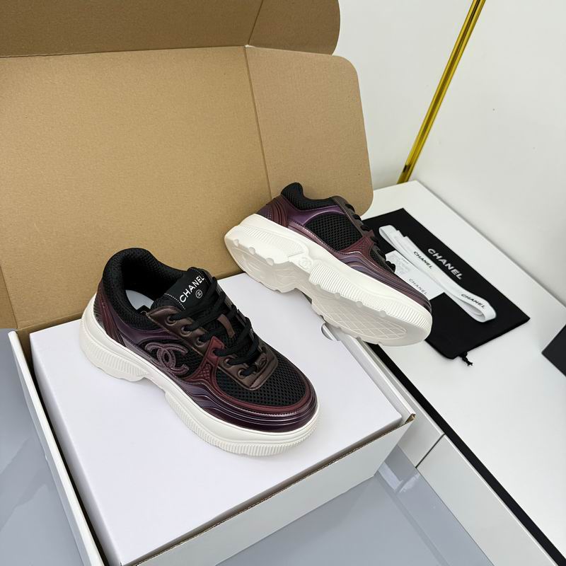 Dark Purple Burgundy Low-Top Sneakers