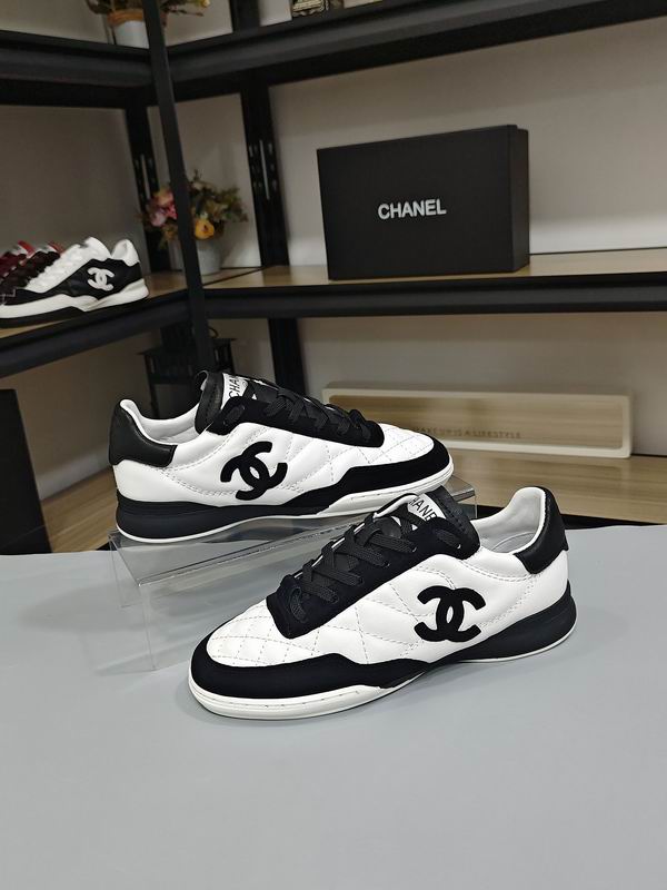 Black White Quilted Suede Sneakers