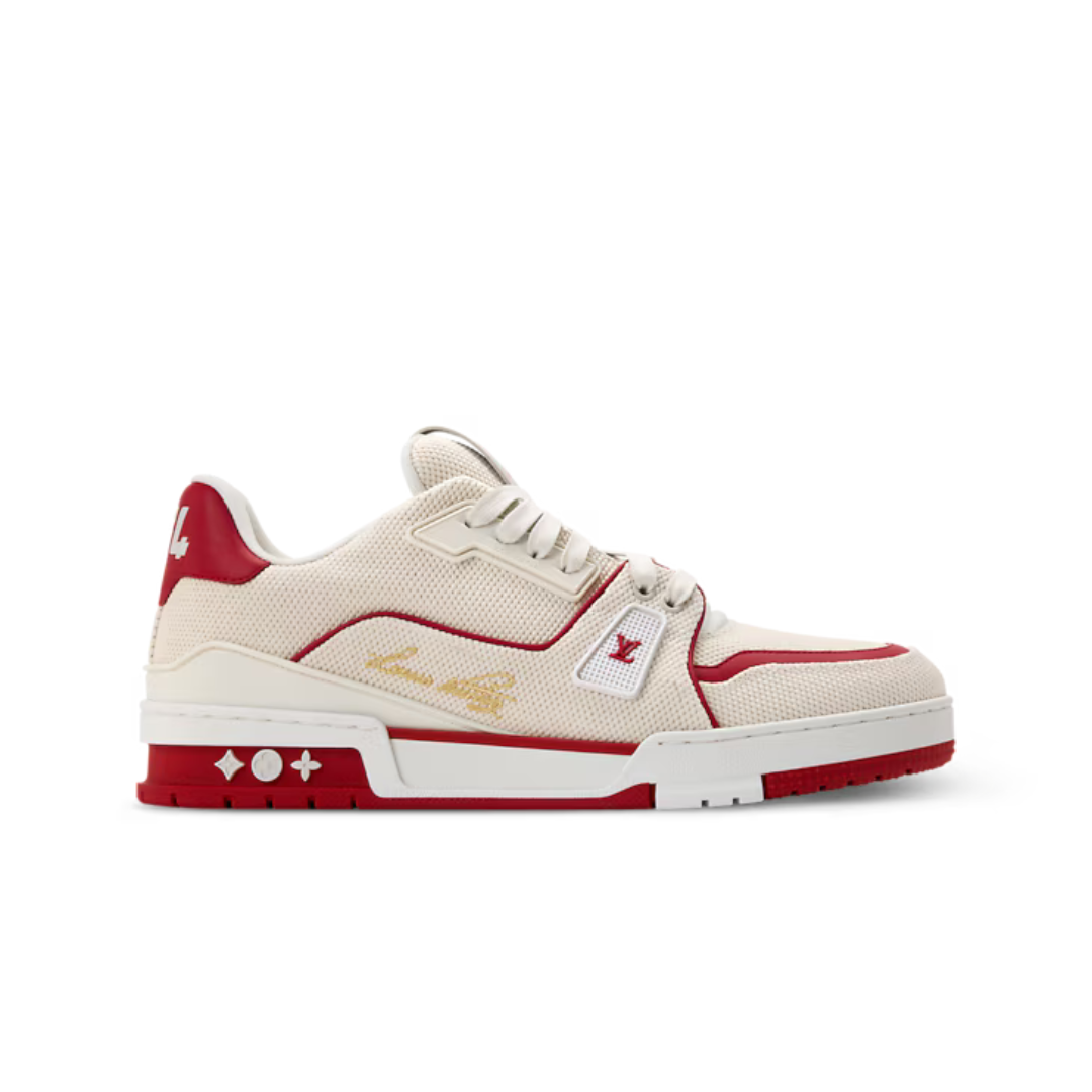 LV Trainer Sneaker Red