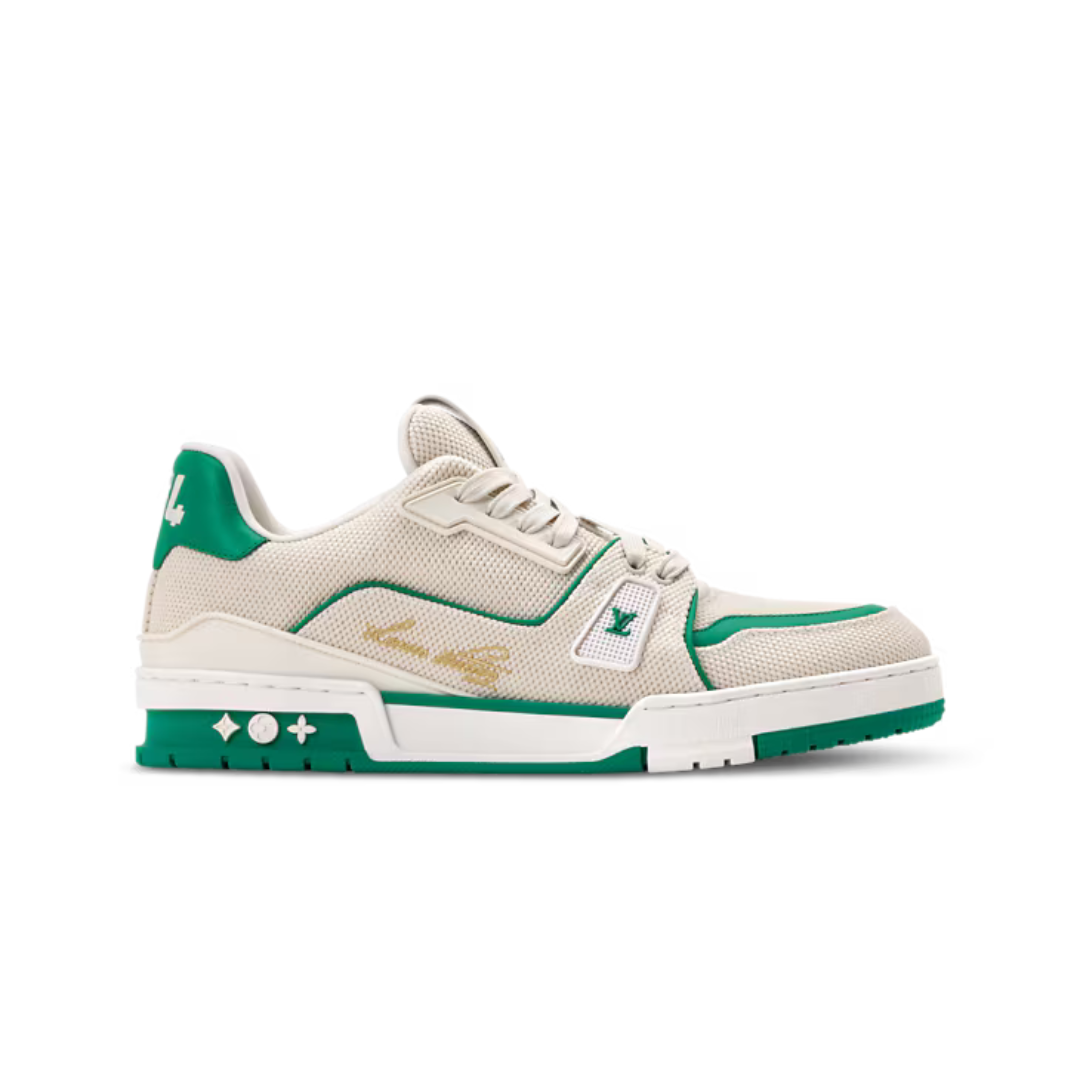 LV Trainer Sneaker Green