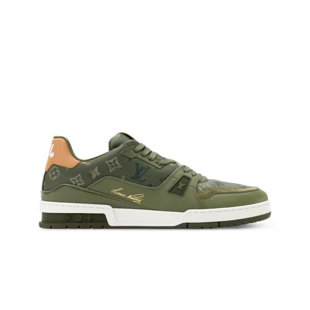 LV Trainer Sneaker Kaki