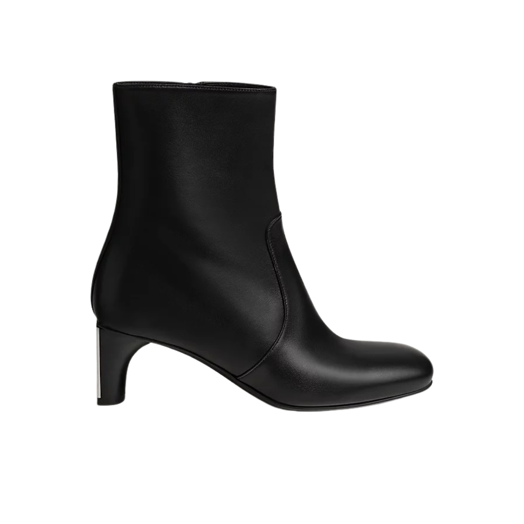 Hermes Lisa 55 Ankle Boot Noir
