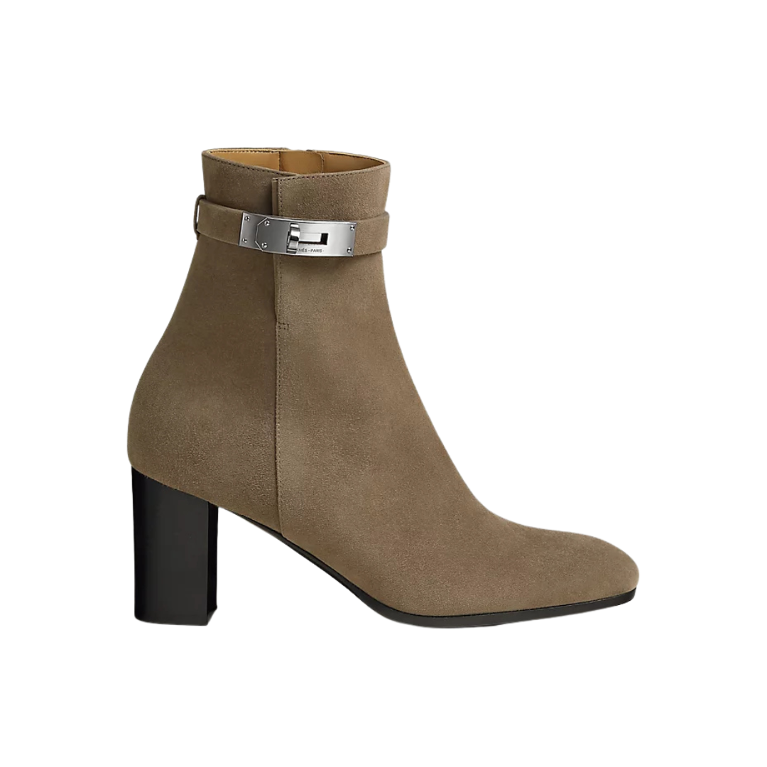 Hermes Saint Germain Ankle Boot Étoupe